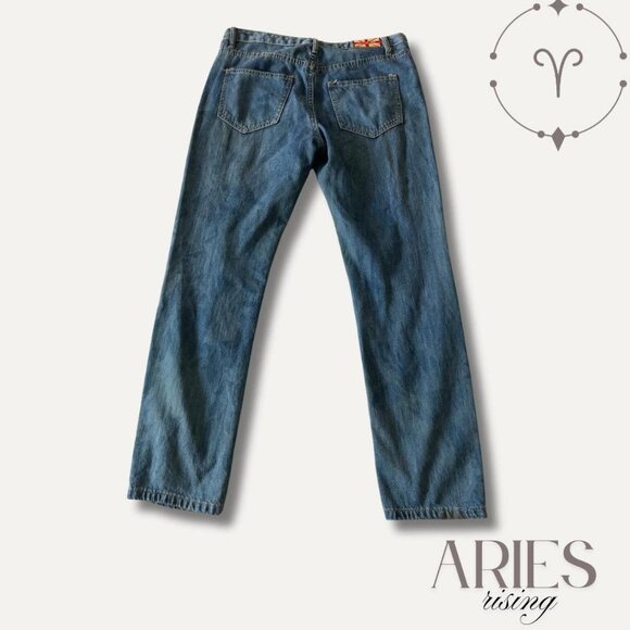 Machine Nouvelle Mode Distressed Denim Size 29 USA, 43 Italy - Picture 3 of 4